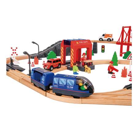 Набор железнодорожный Tooky Toy 91 см