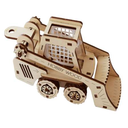 Конструктор HobbyWood Мини-погрузчик деревянный