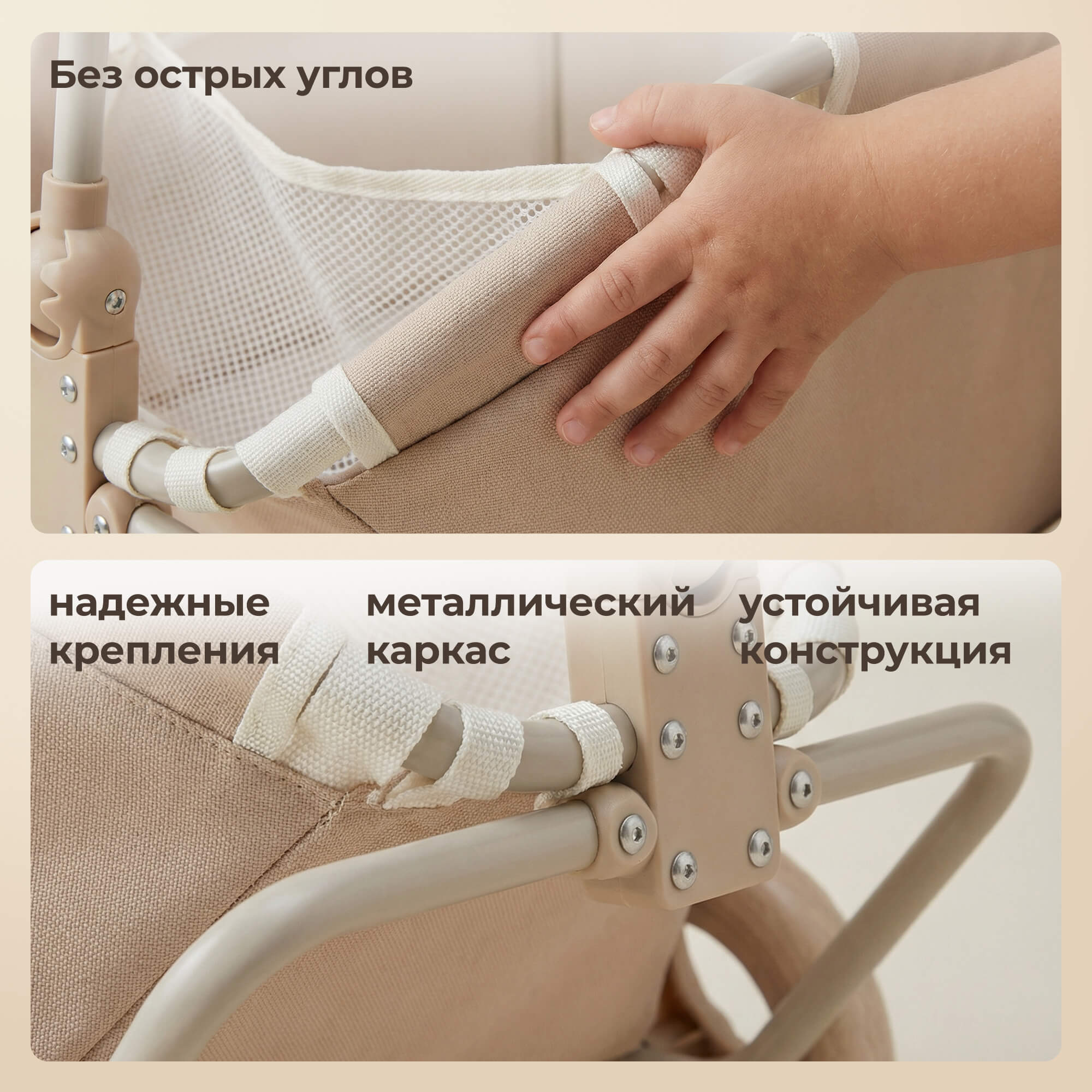 Коляска-люлька для кукол UNIX Kids DOLLCARTCL - фото 11