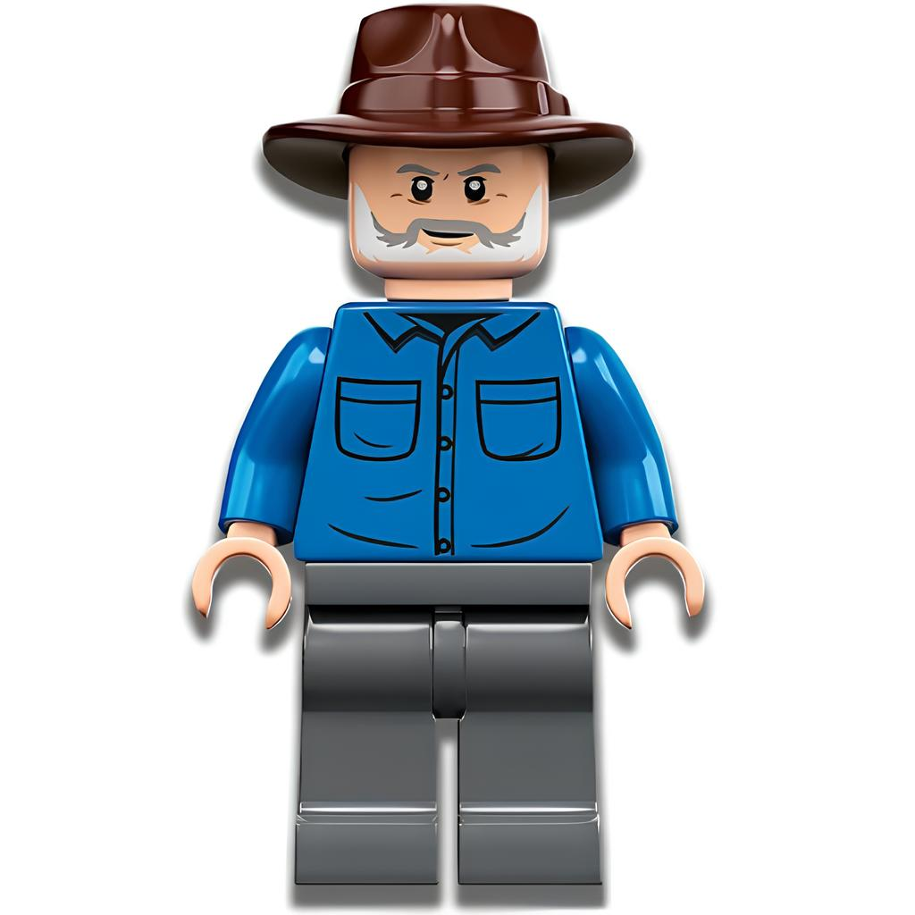 Изображение товара LEGO Jurassic World минифигурка Dr. Alan Grant в голубой рубашке Изображение товара LEGO Jurassic World минифигурка Dr. Alan Grant в голубой рубашке
