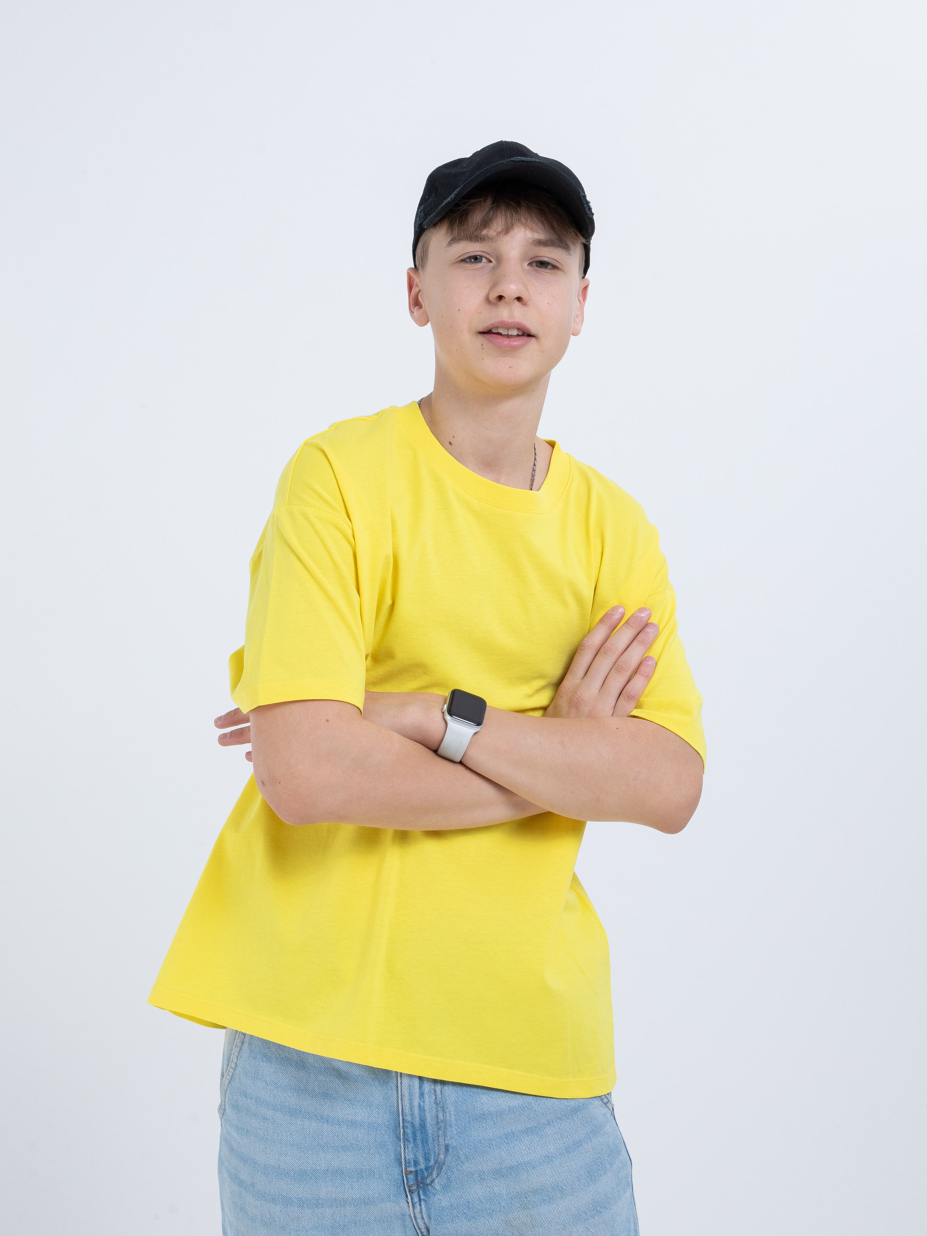 Футболка STELLA MODA 11601._светло-желтый - фото 16