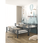 Кровать REDFORD (серый)