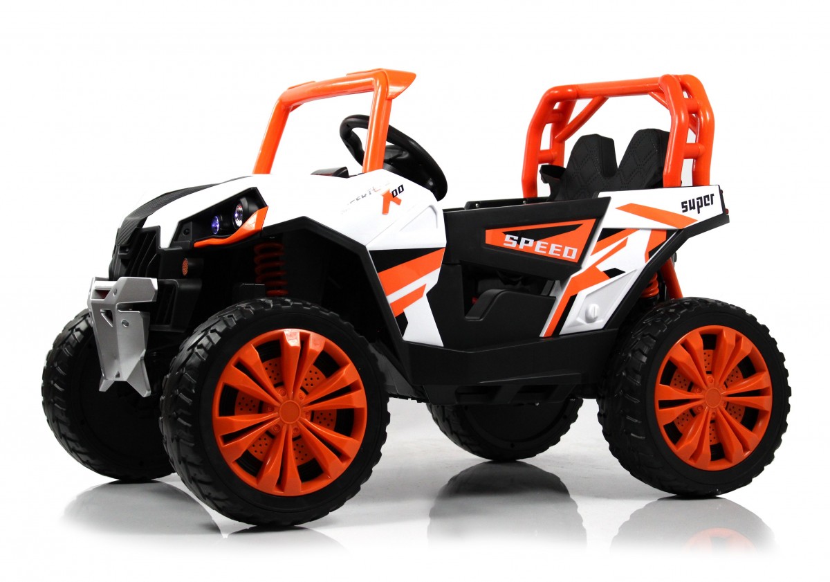 Электромобиль RIVERTOYS F888FF-4WD-ORANGE С пультом ДУ - фото 12