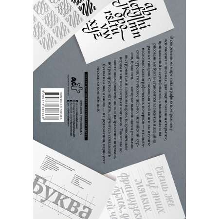 Книга АСТ Основы каллиграфии и леттеринга. Прописи