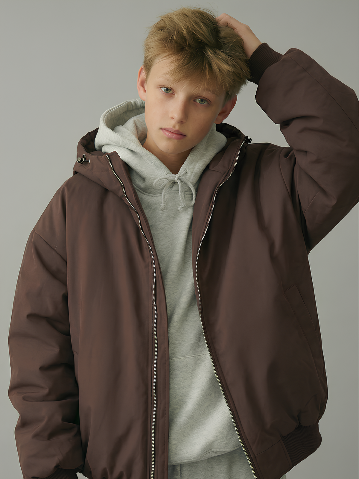 Куртка MIRANAM БомберДдяМальчикаКоричн - фото 2