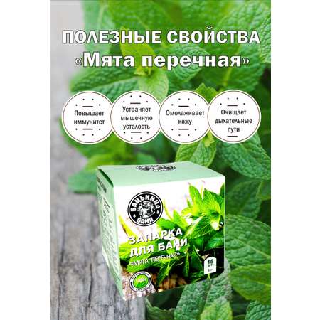 Экстракт Бацькина баня Мята перечная 15 шт.