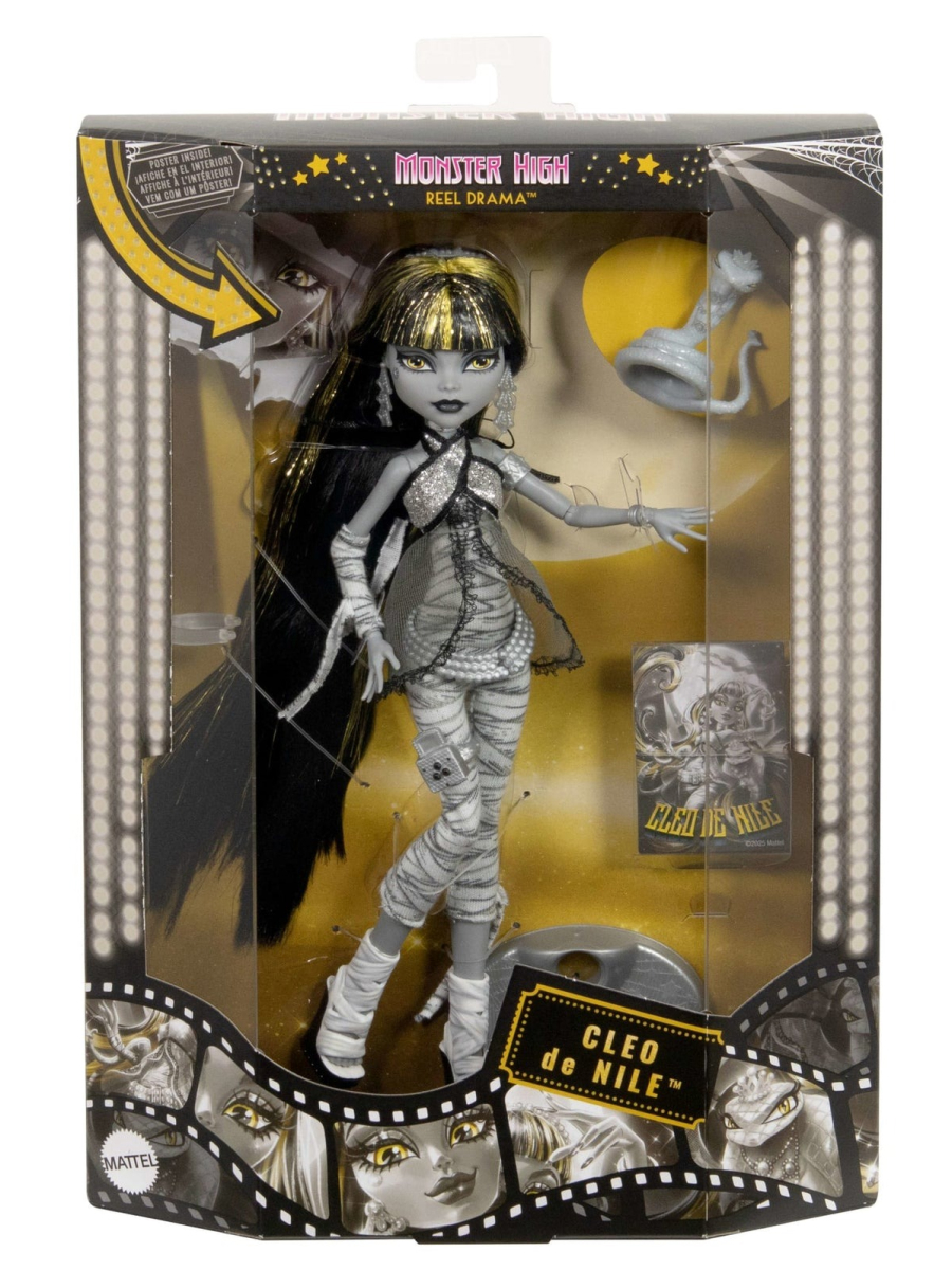 Кукла модельная Monster High Reel Drama JDR65 Клео де Нил высота 27 см JDR65 - фото 3