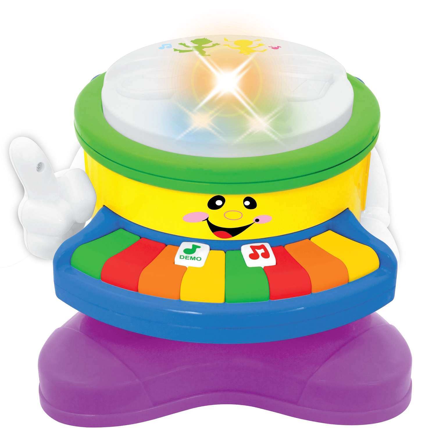 Развивающая игрушка Kiddieland Забавный Барабанчик с пианино - фото 1