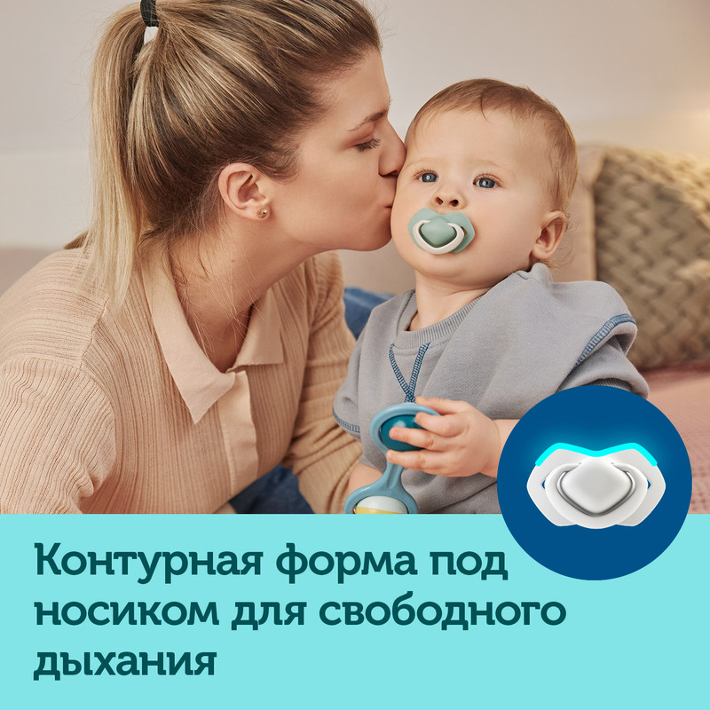 Пустышка Canpol Babies силикон от 0 мес. 2 шт. - фото 7