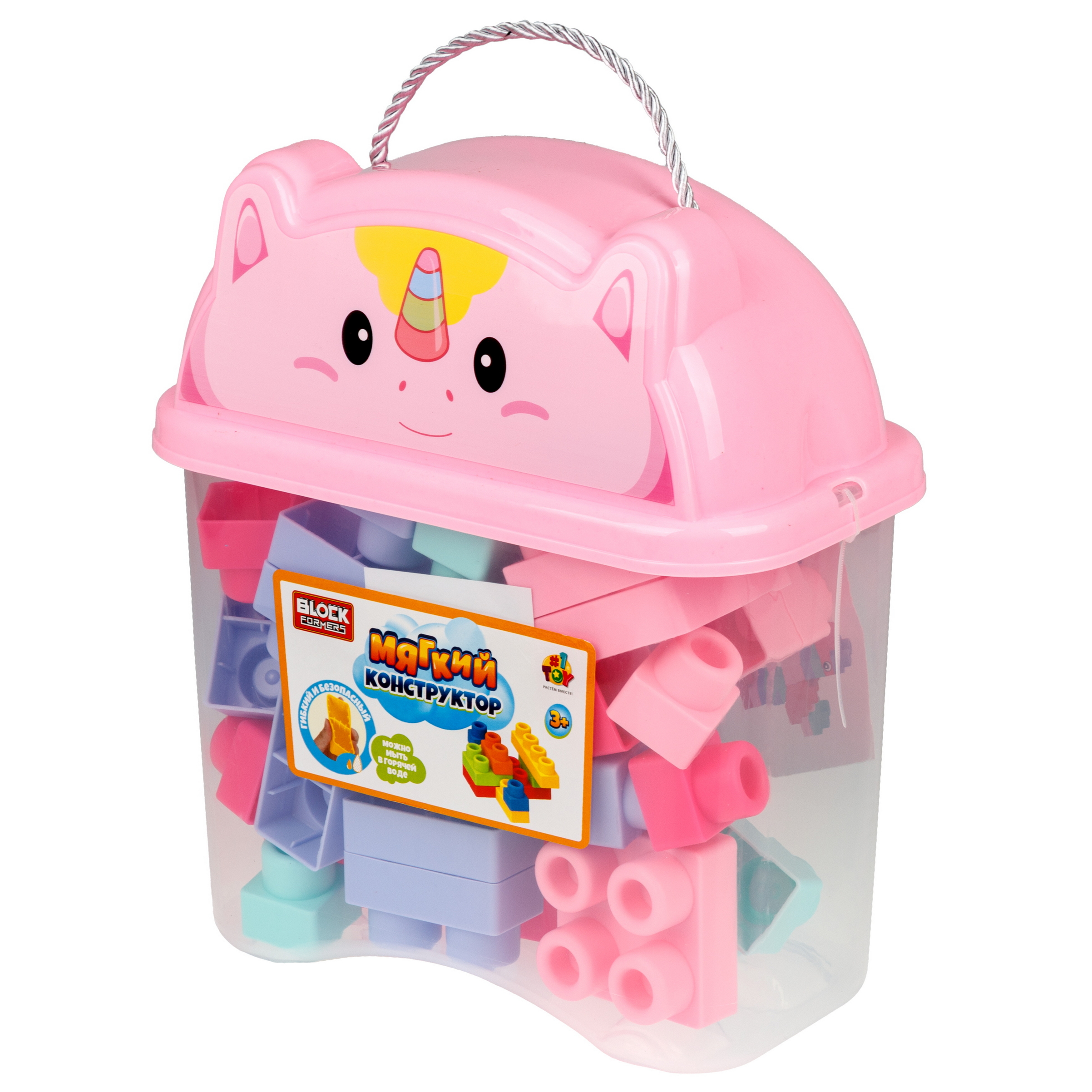 Конструктор 1TOY мягкий 40 дет. - фото 14