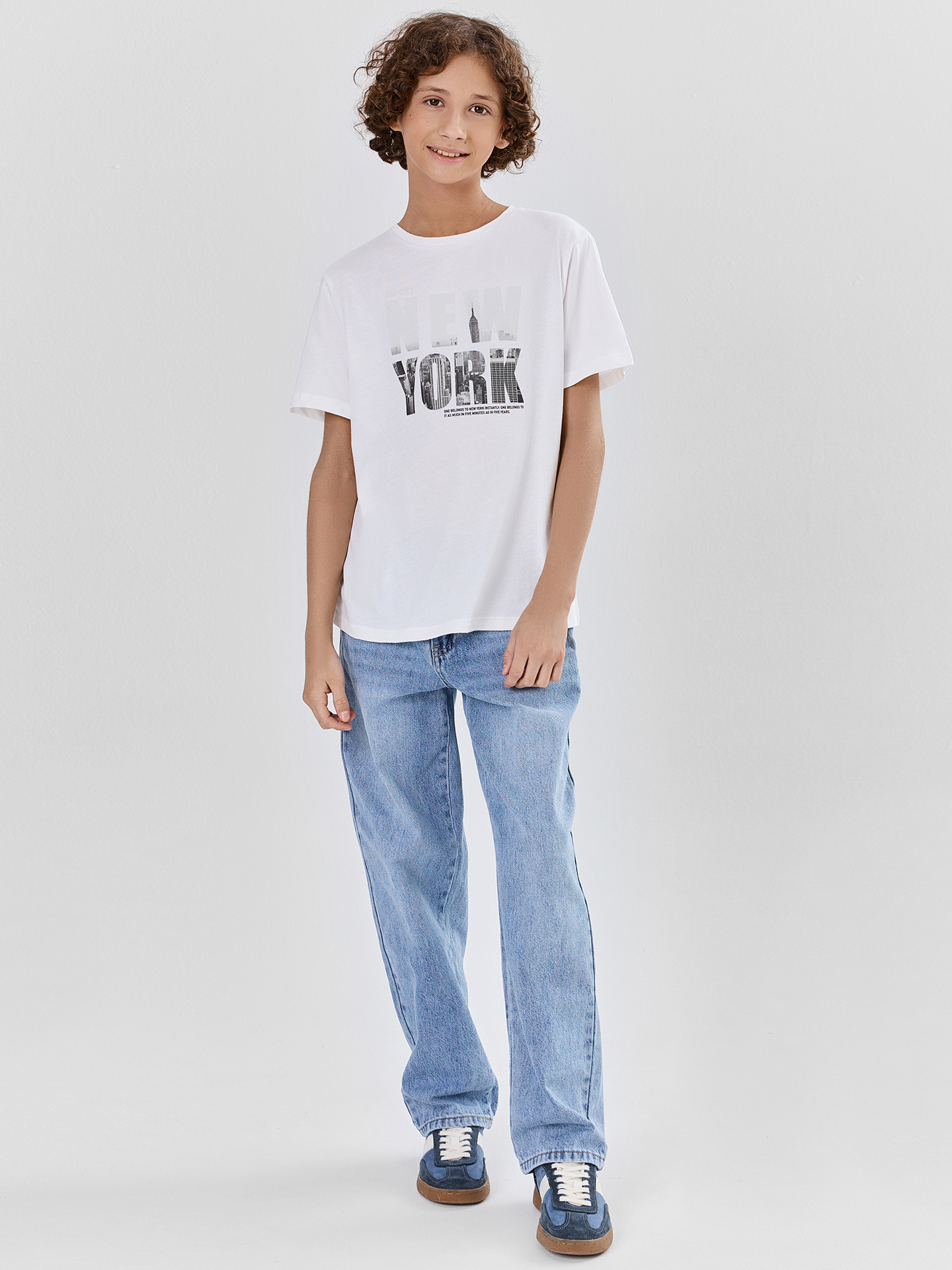 Футболка Mark Formelle (Марк Формэль) 113451/белый +печать4 - фото 1