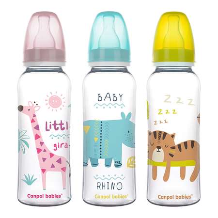 Бутылочка Canpol Babies 250 мл в ассортименте