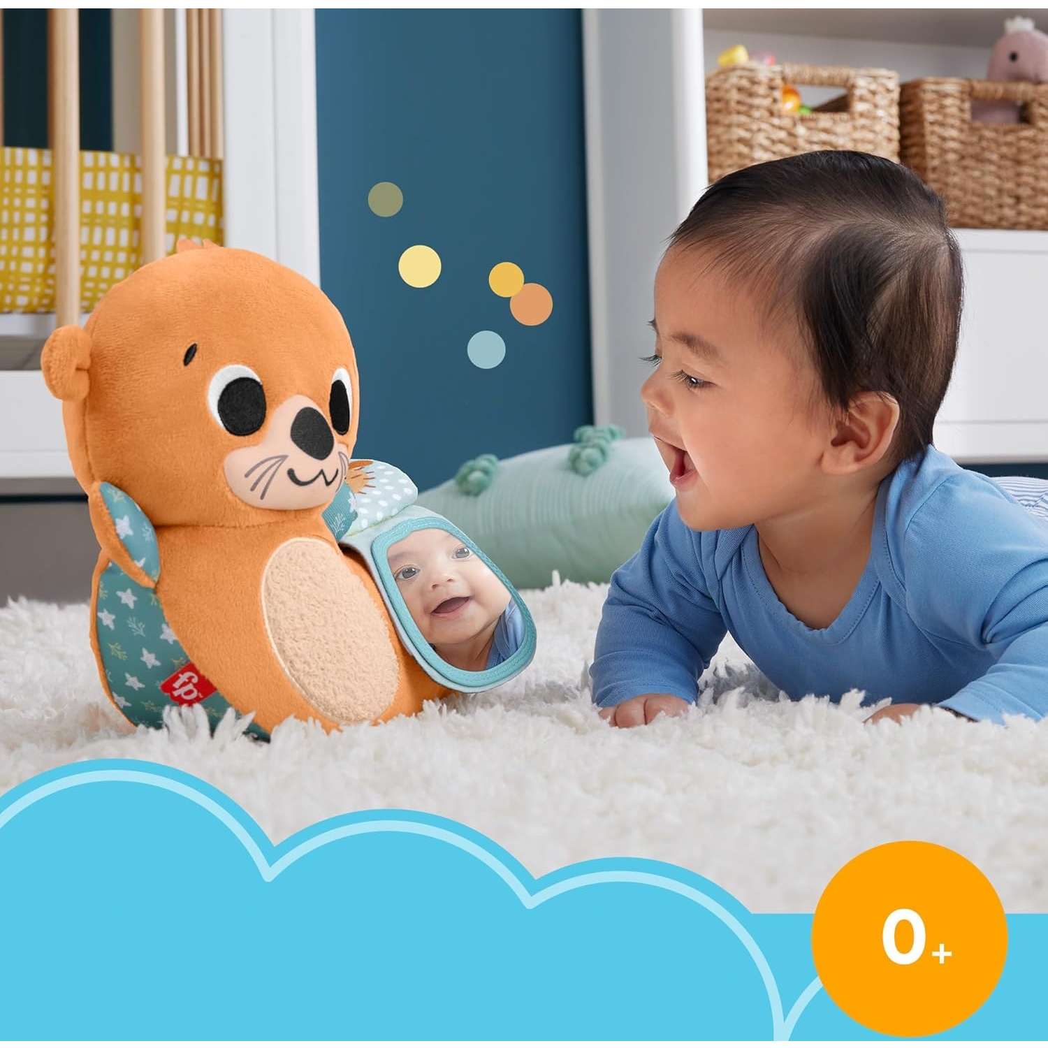Игрушка Fisher Price погремушка Выдра - фото 12