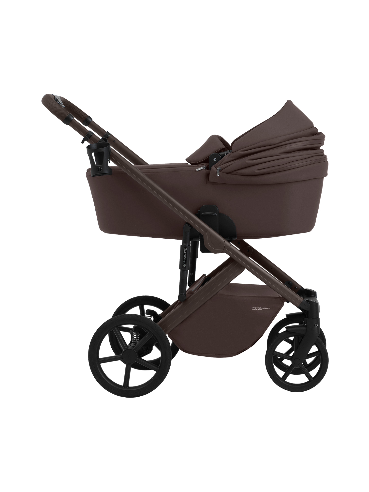 Коляска 2в1 Sweet Baby Dolce Chocolate Brown коричневый - фото 33
