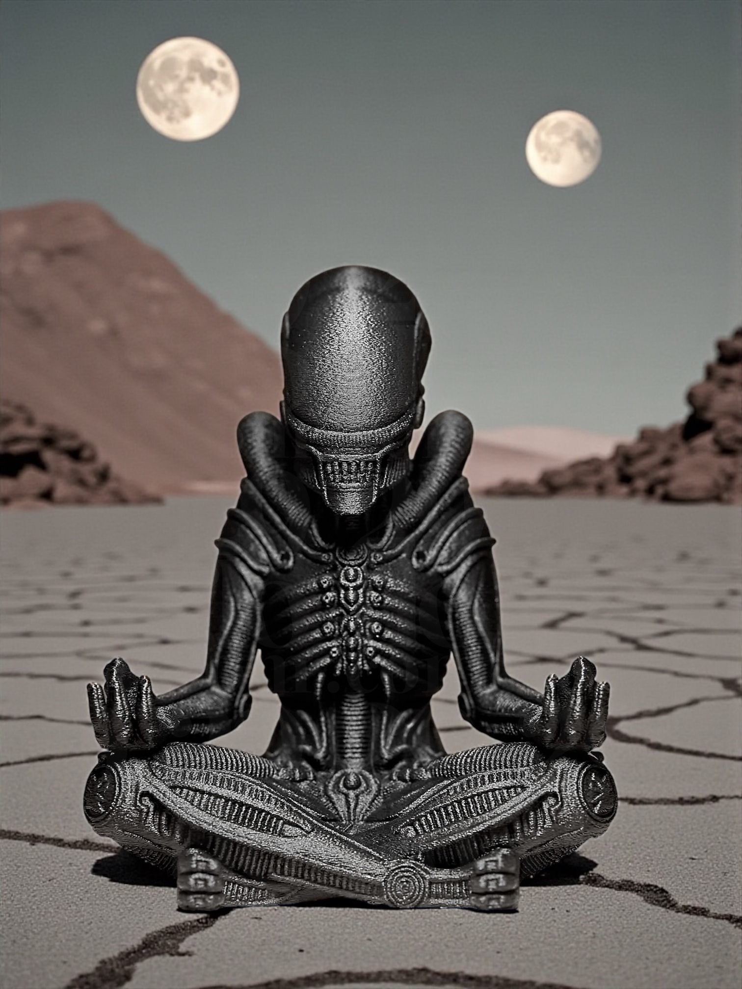 Фигурка Мадагаскария Чужой Ксеноморф Медитация - фото 3