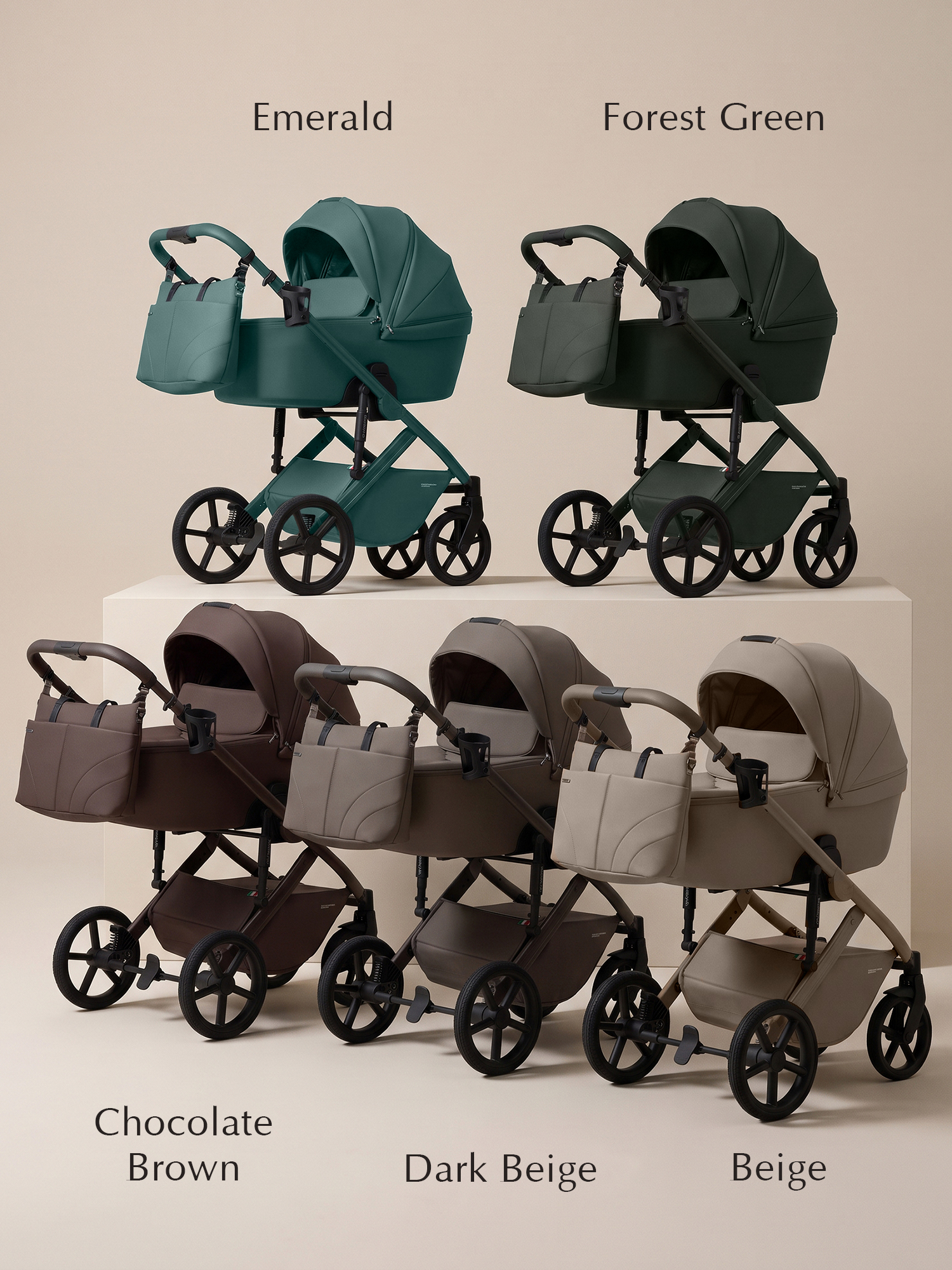 Коляска 2в1 Sweet Baby Dolce Forest Green зеленый - фото 16