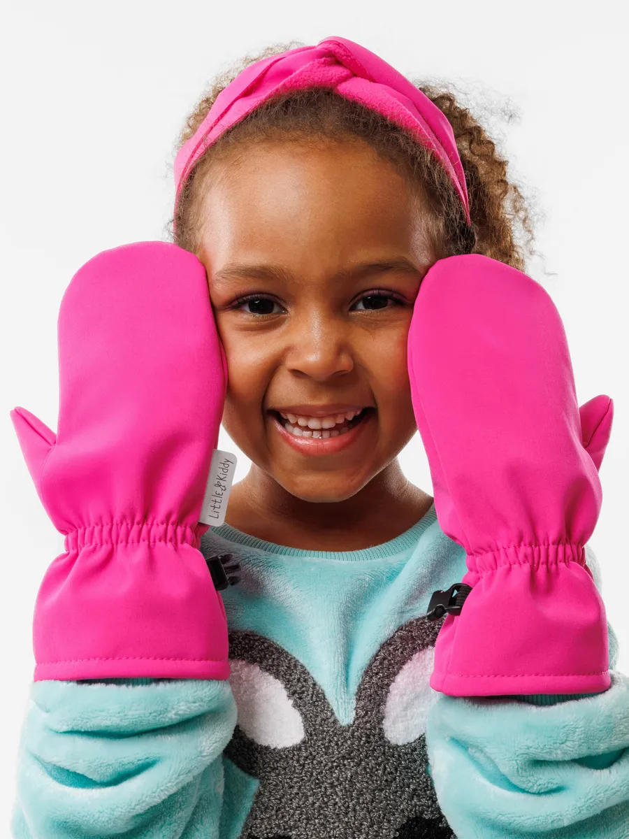 Варежки Little Kiddy varegki_softshellфуксия - фото 1