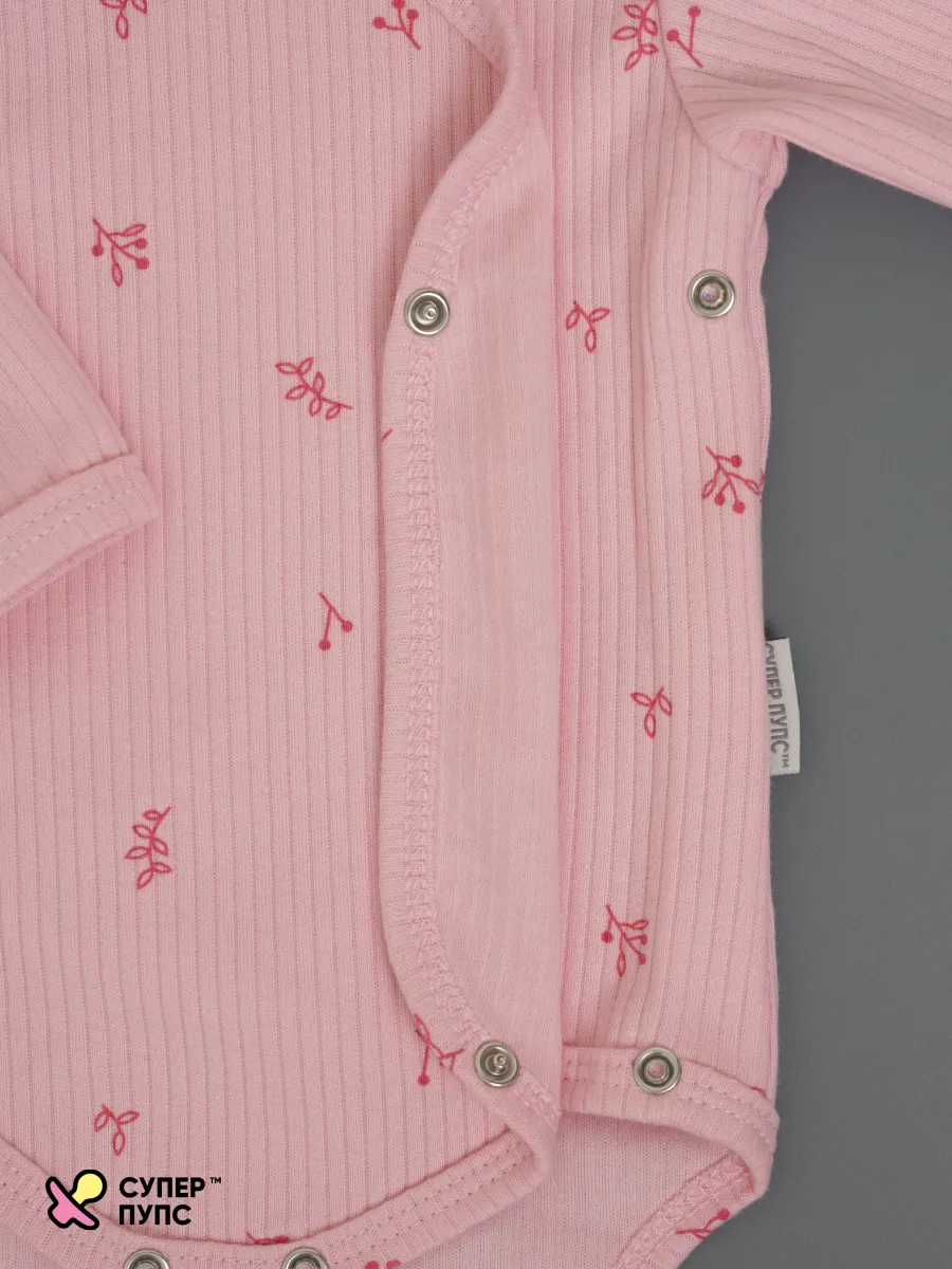 Боди 3 шт Супер Пупс нбр/3пр/бд/зап/розовыеягодки - фото 10