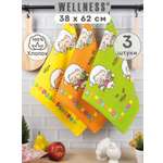 Комплект полотенец кухонных Wellness Эшли_3 Набор_3