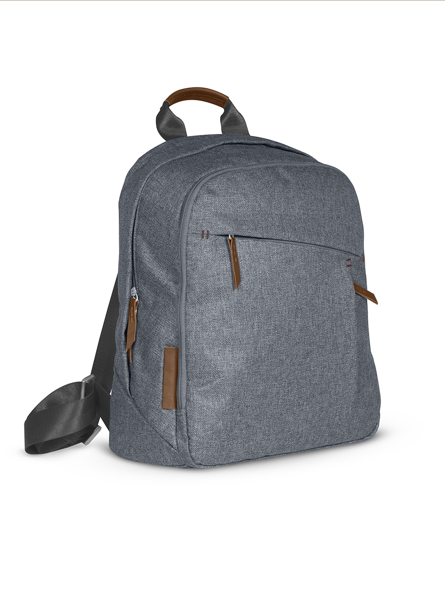 Сумка на ручку коляски UPPAbaby рюкзак Gregory голубой меланж 0919-DPB-WW-GRG - фото 1