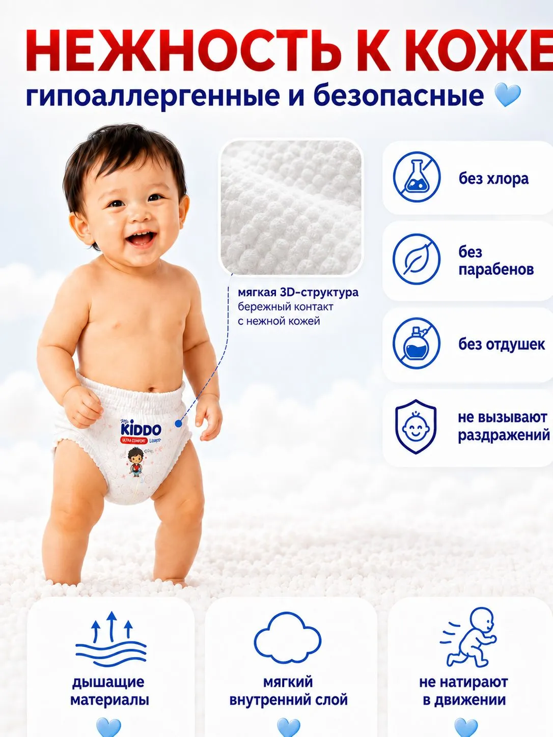 Трусики Kiddo Ultra Comfort XXL (15-25 кг) 44 шт. - фото 7