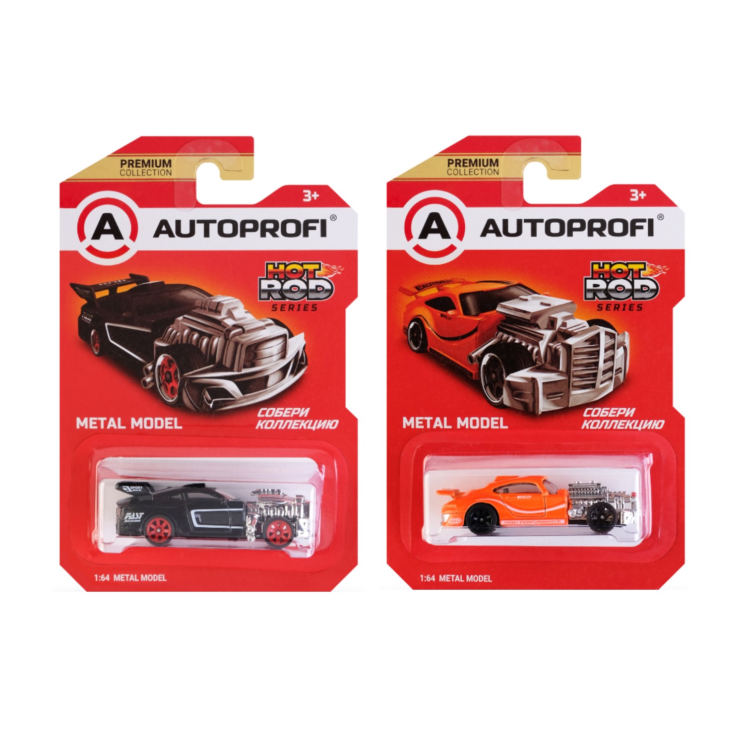 Автомобиль Autoprofi 1:64 в ассортименте CAR-PREMIUM-05-ROD - фото 1