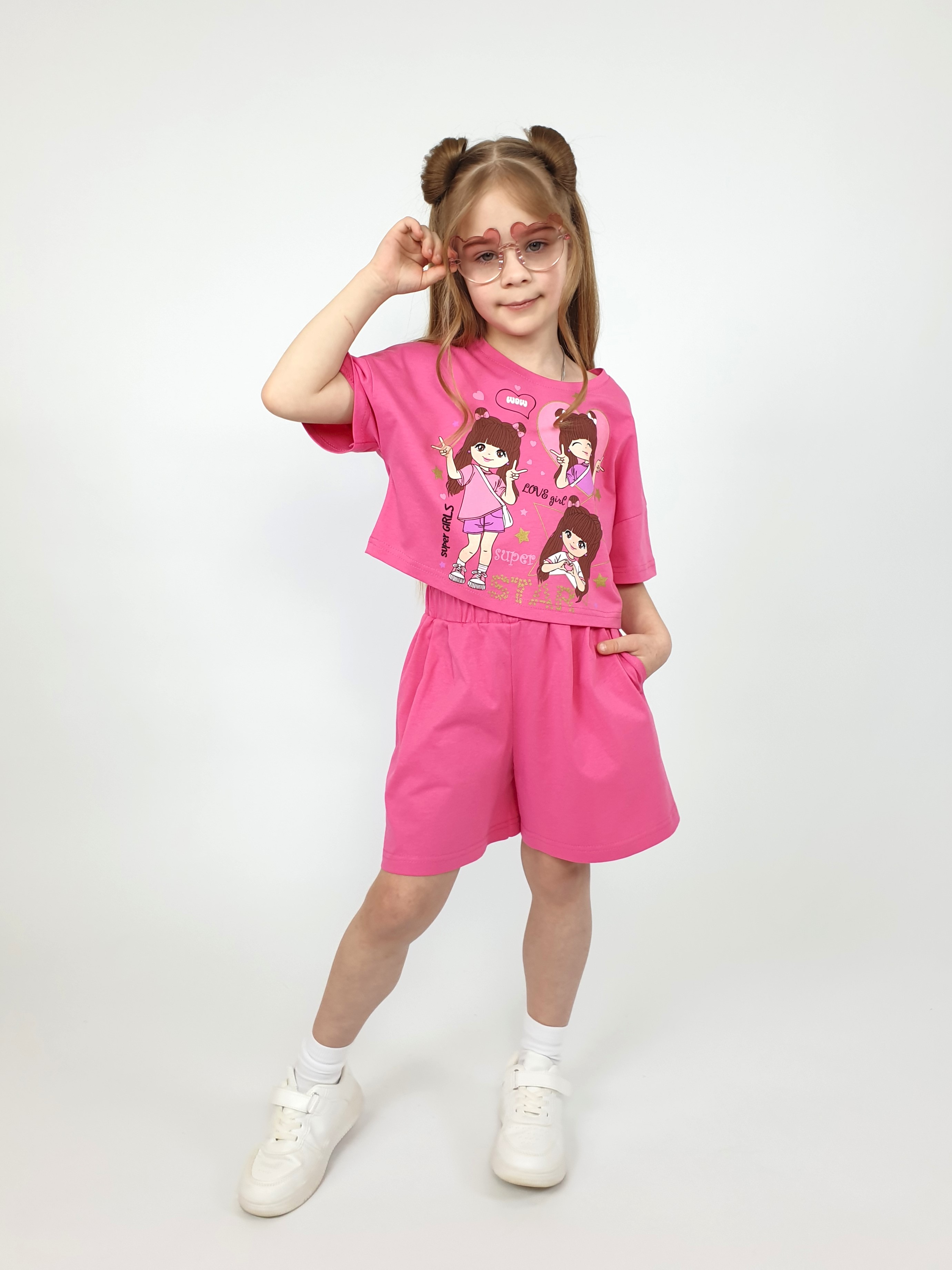 Футболка и шорты Luneva 02-159-2. - фото 8