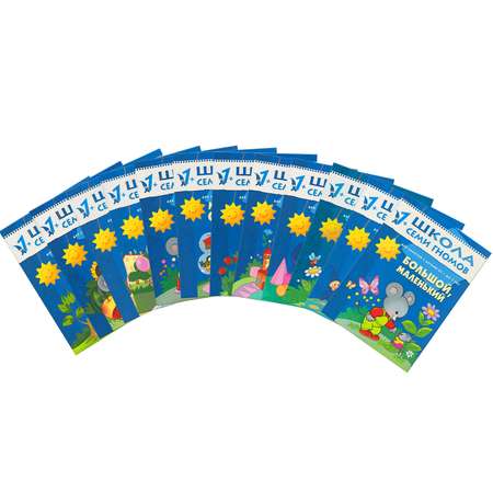 Набор книг МОЗАИКА kids Школа Семи Гномов Расширенный комплект 2год обучения с игрой