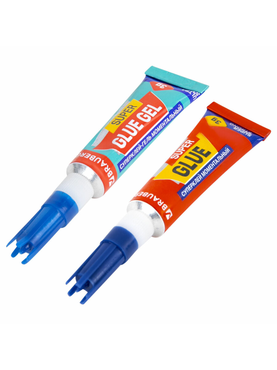 Клей Brauberg гель 3 штуки + супер клей 3 штуки - фото 8