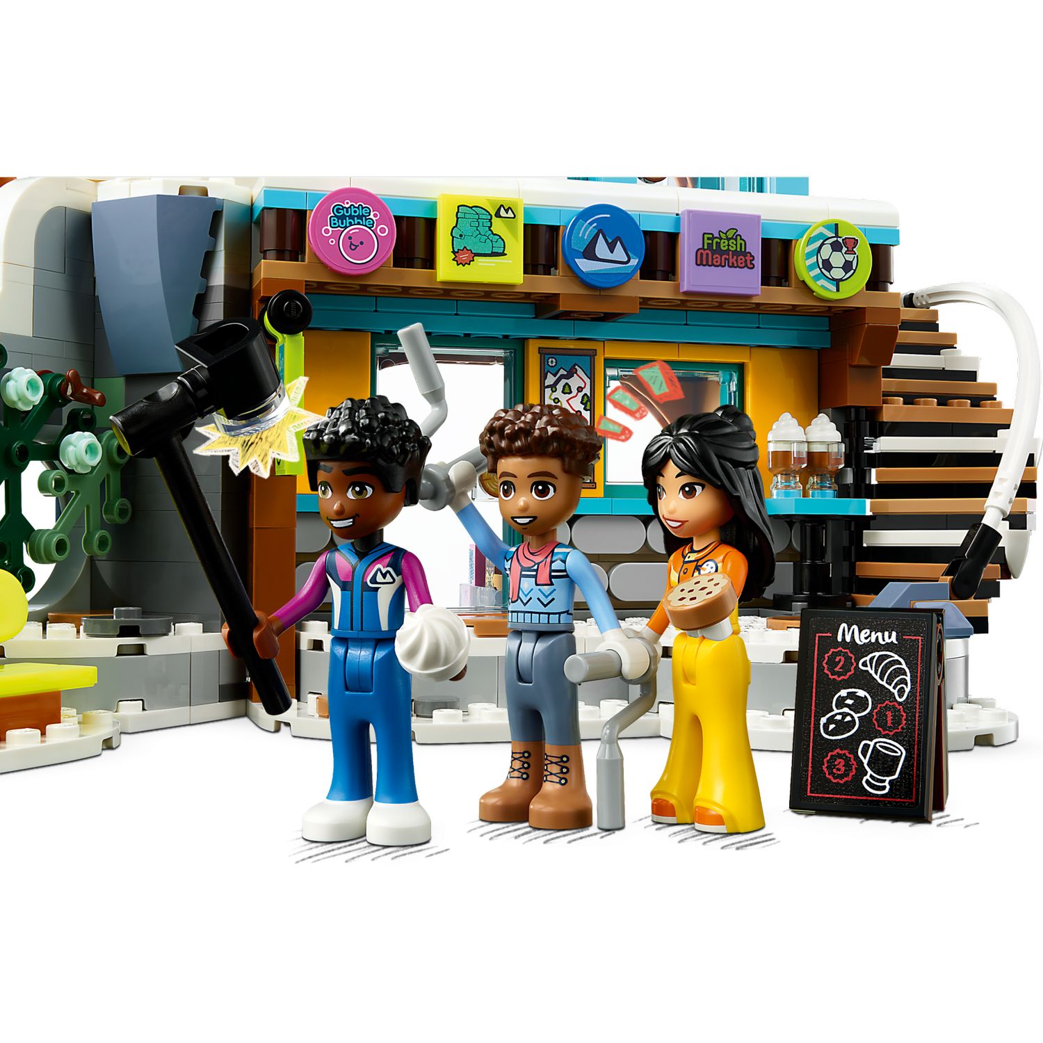 Конструктор LEGO Friends Holiday Ski Slope and Cafe блочный - фото 7