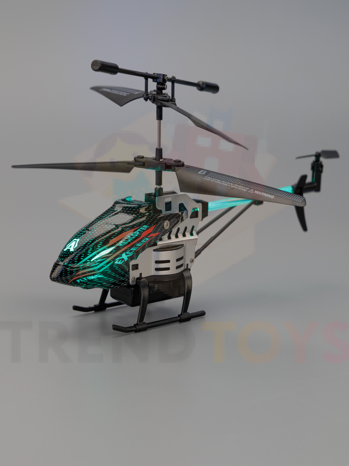 Вертолет РУ TrendToys на пульте управления черный - фото 13