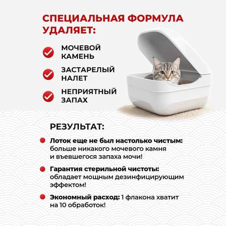Средство для мытья кошачьего лотка KOYO 500 мл