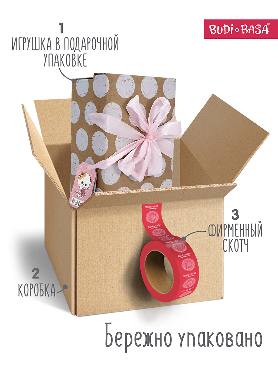 Мягкая игрушка BUDI BASA котик - фото 2