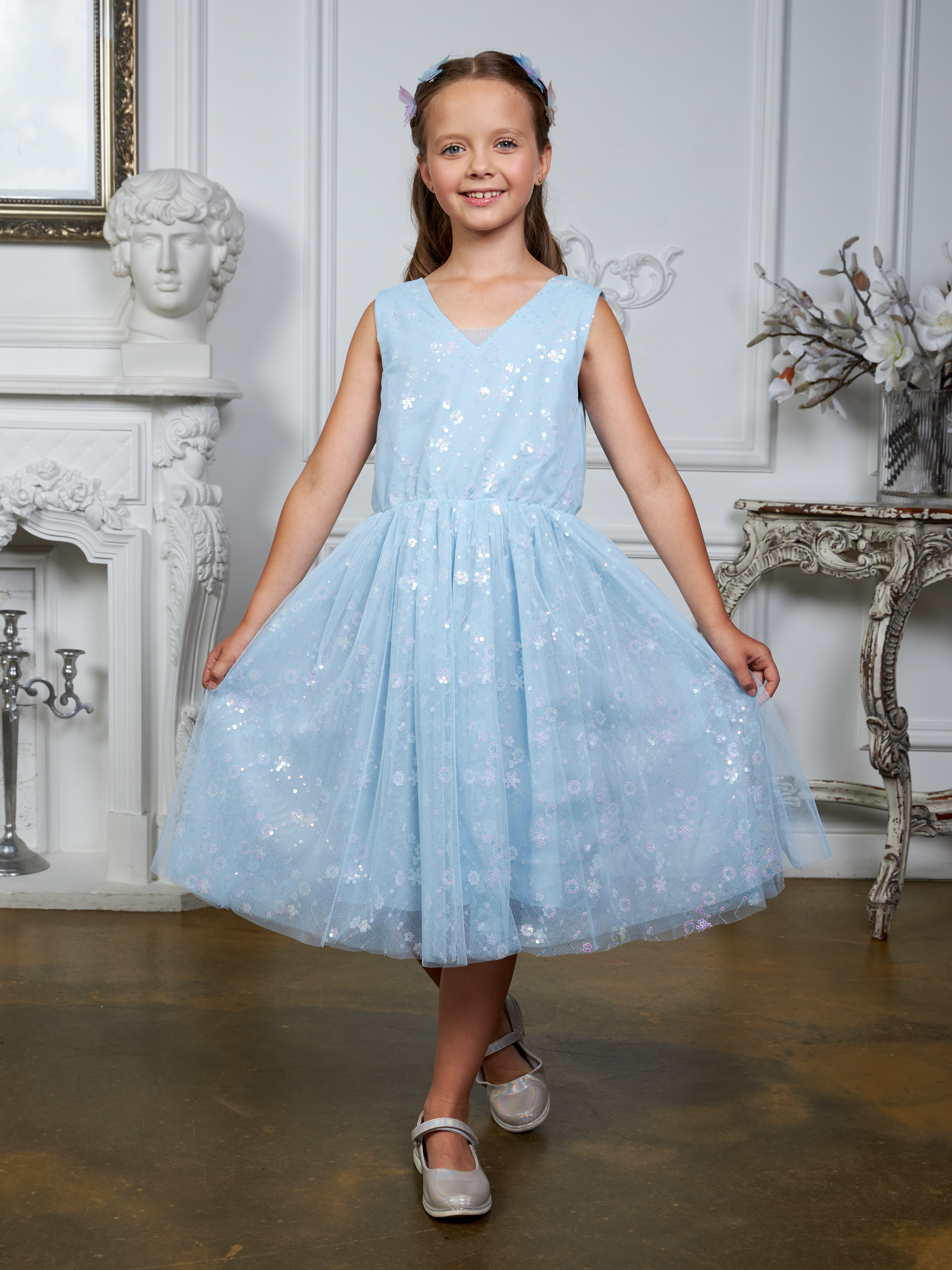 Платье ME WE JG225-W601-200_Голубой - фото 5