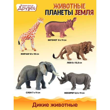 Игровой набор DARWIN Дикие животные 10шт