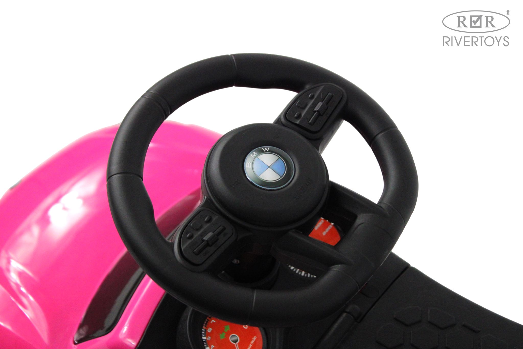 Каталка RIVERTOYS Z004ZZ-B-PINK розовый - фото 6