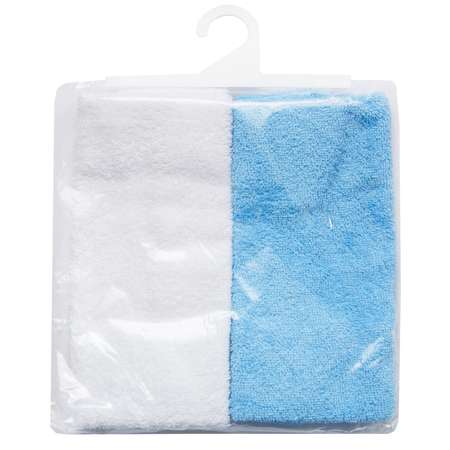 Полотенце-салфетка для кормления Amarobaby Soft Care 2шт Белый-Голубой