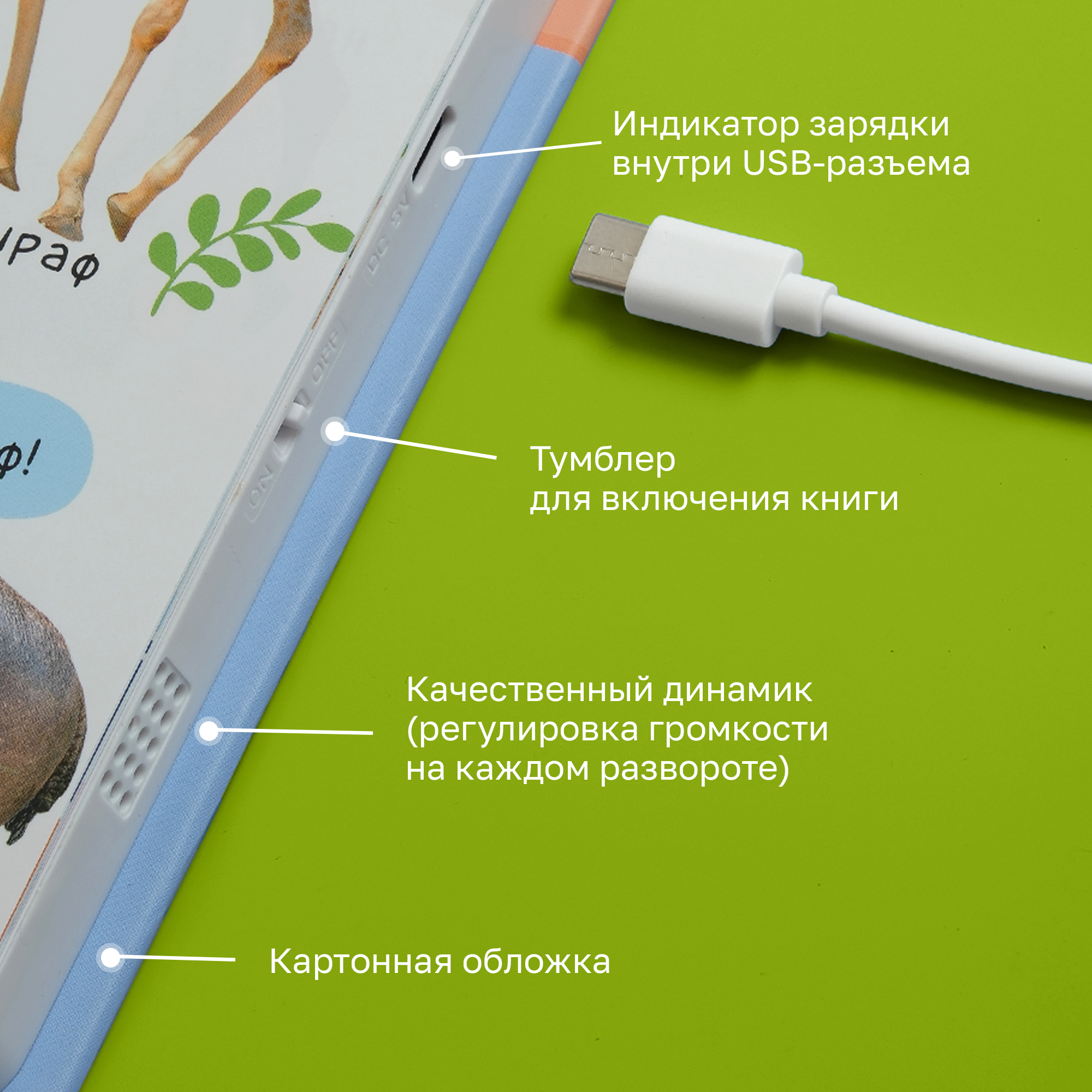Комплект говорящих книжек BertToys Нажималки: Животные + Я и Мир Вокруг - фото 12