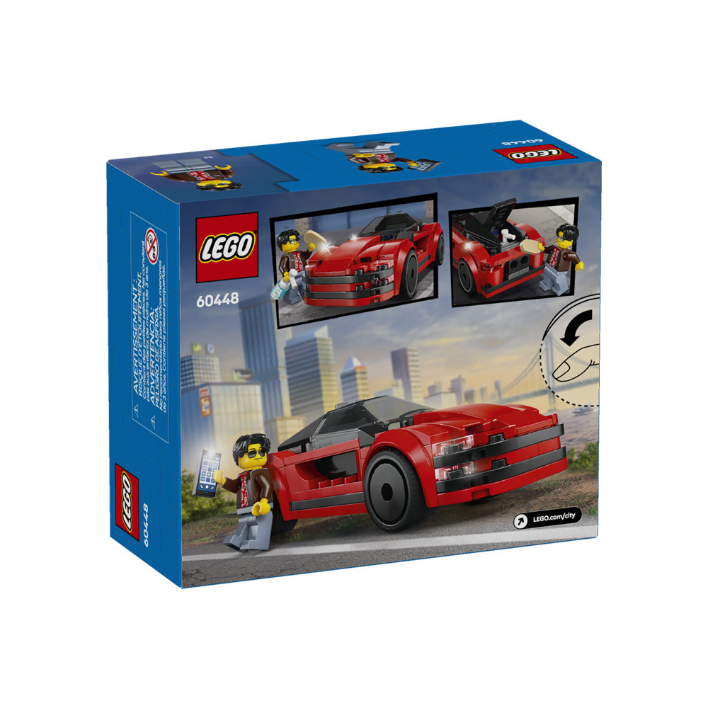 Конструктор LEGO City Спортивный автомобиль 60448 385 дет. - фото 7