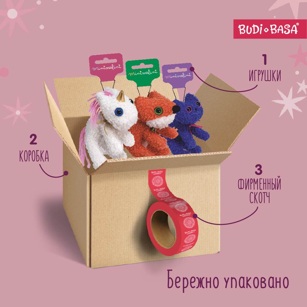 Игрушка мягкая BUDI BASA единорог 10 см - фото 2