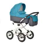 Коляска люлька Indigo Blues Classic 06 мор. волна