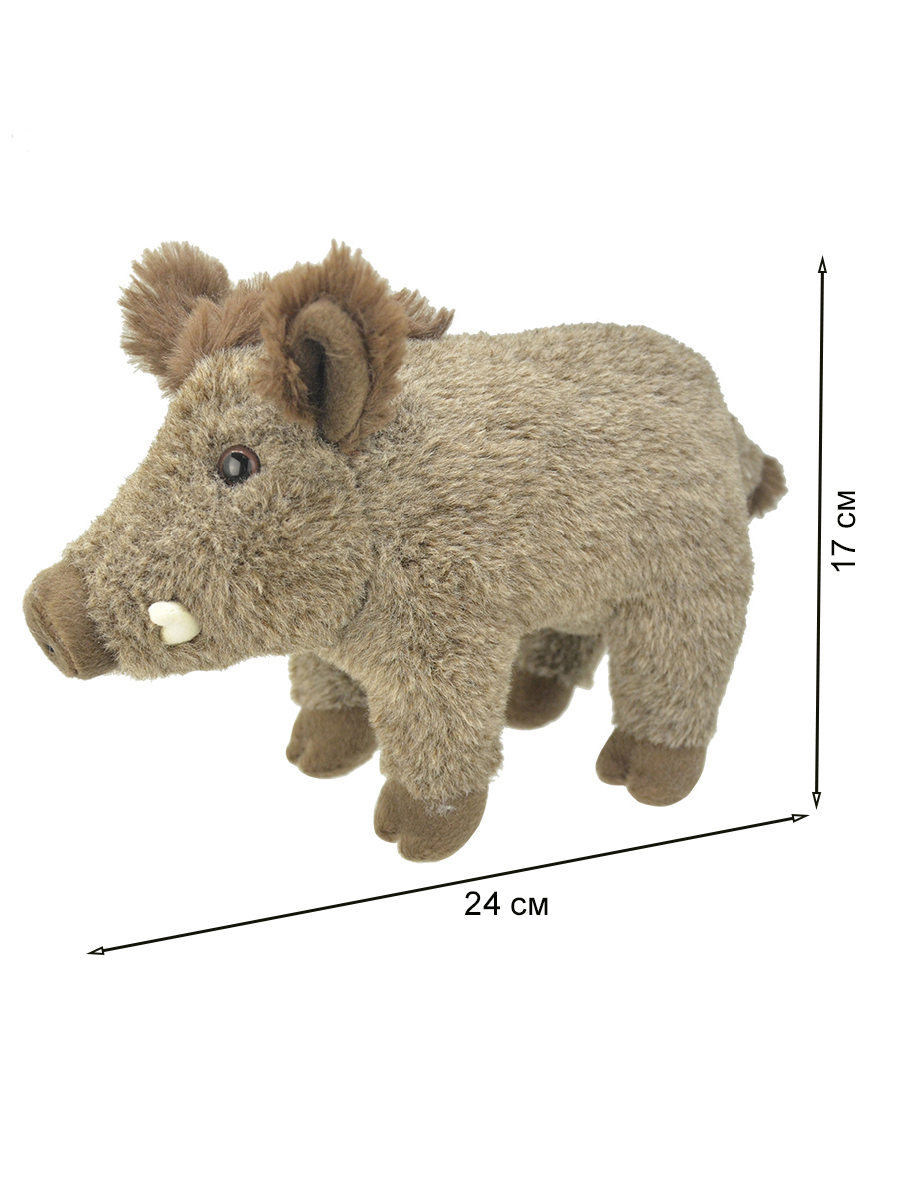 Мягкая игрушка All About Nature свинка Дикий кабан - фото 2