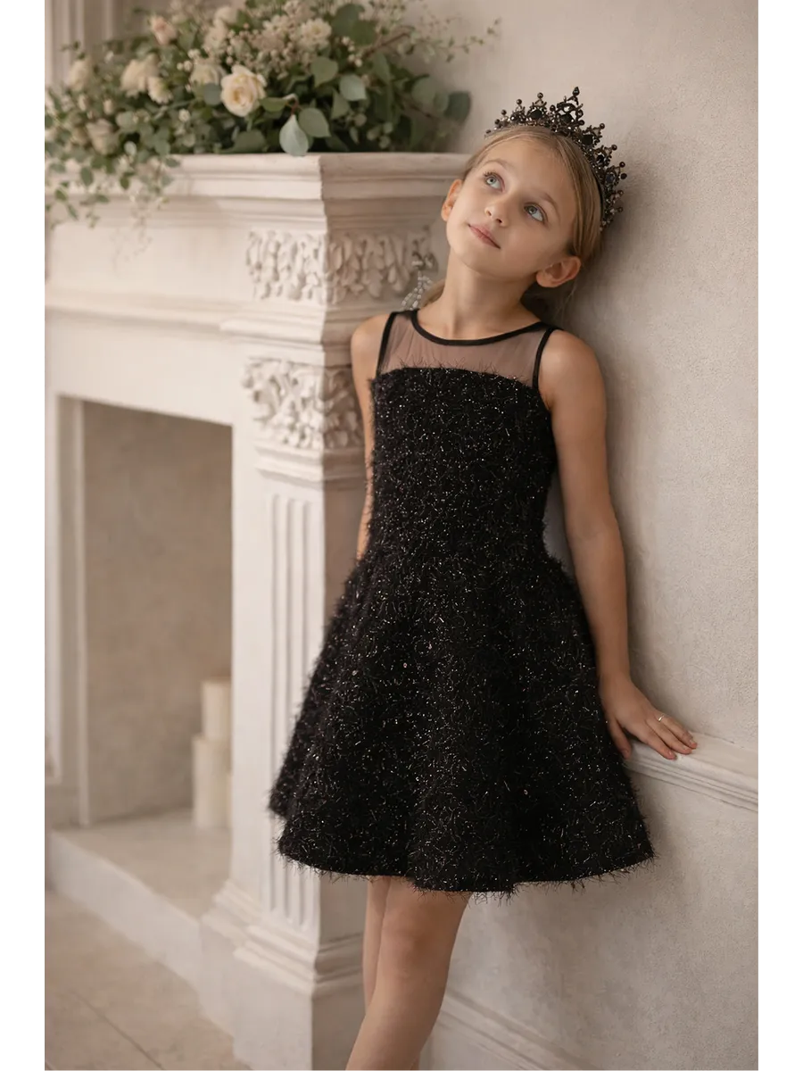 Платье Minilik Платье.Колокольчик.Черное - фото 5