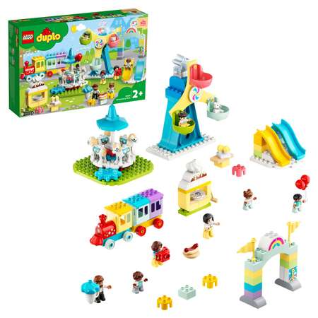Конструктор LEGO DUPLO Town Парк развлечений блочный