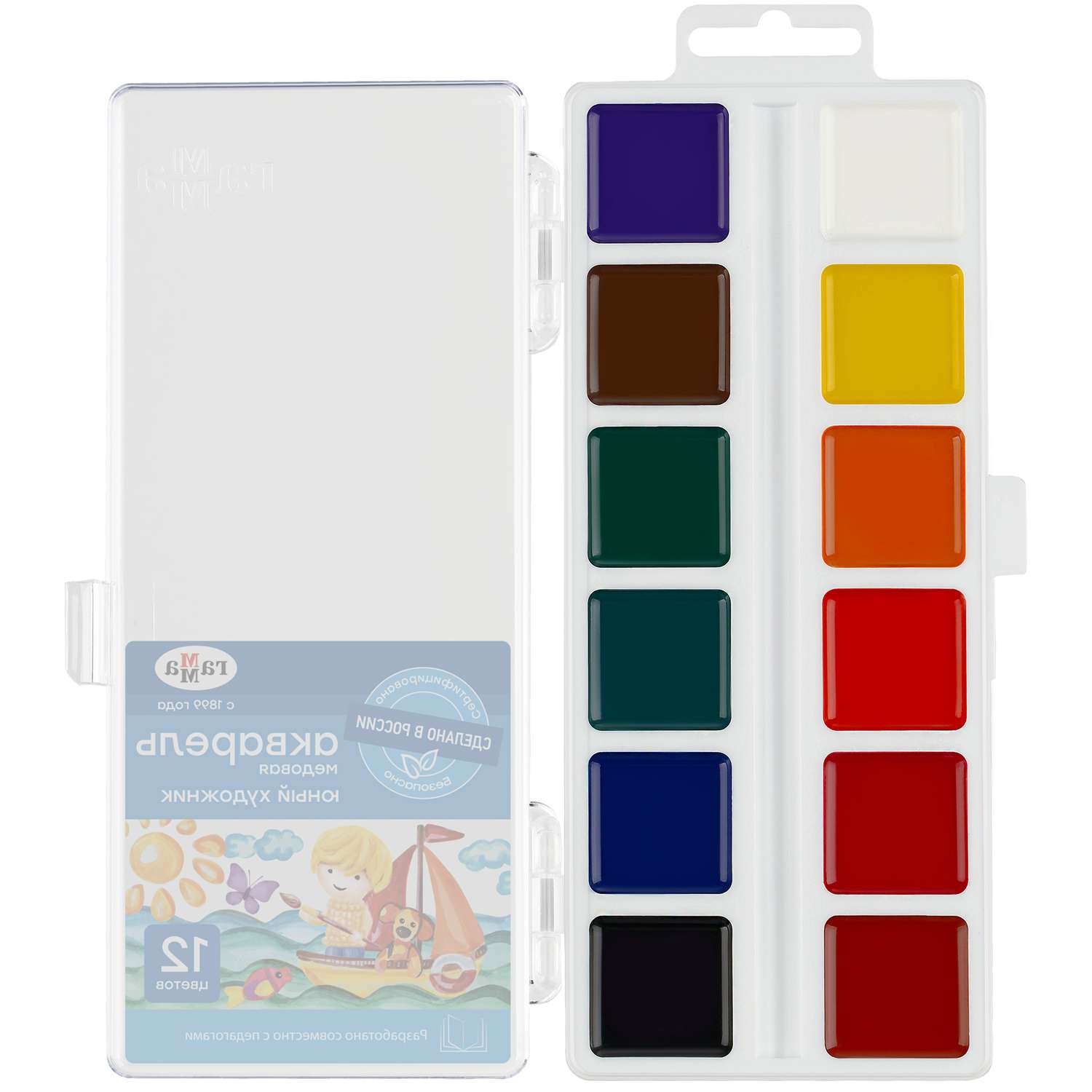 Краски акварель ГАММА 12 цв. - фото 2