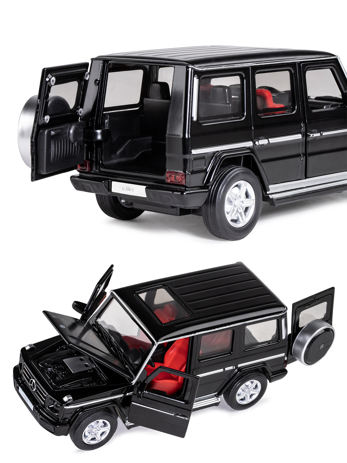 Внедорожник АВТОпанорама Mercedes Benz G350d 1:32 JB1200188 - фото 10