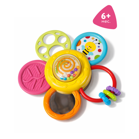 Игрушка BabyGo погремушка Ромашка