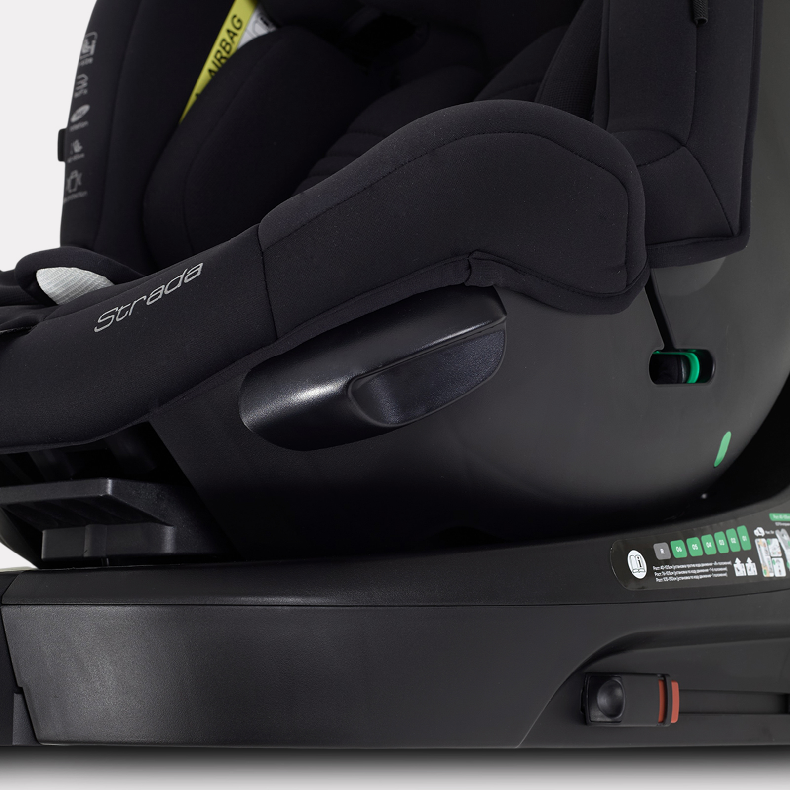 Автокресло Rant Страда Isofix 0+/1/2/3 (0-36 кг) черный - фото 22