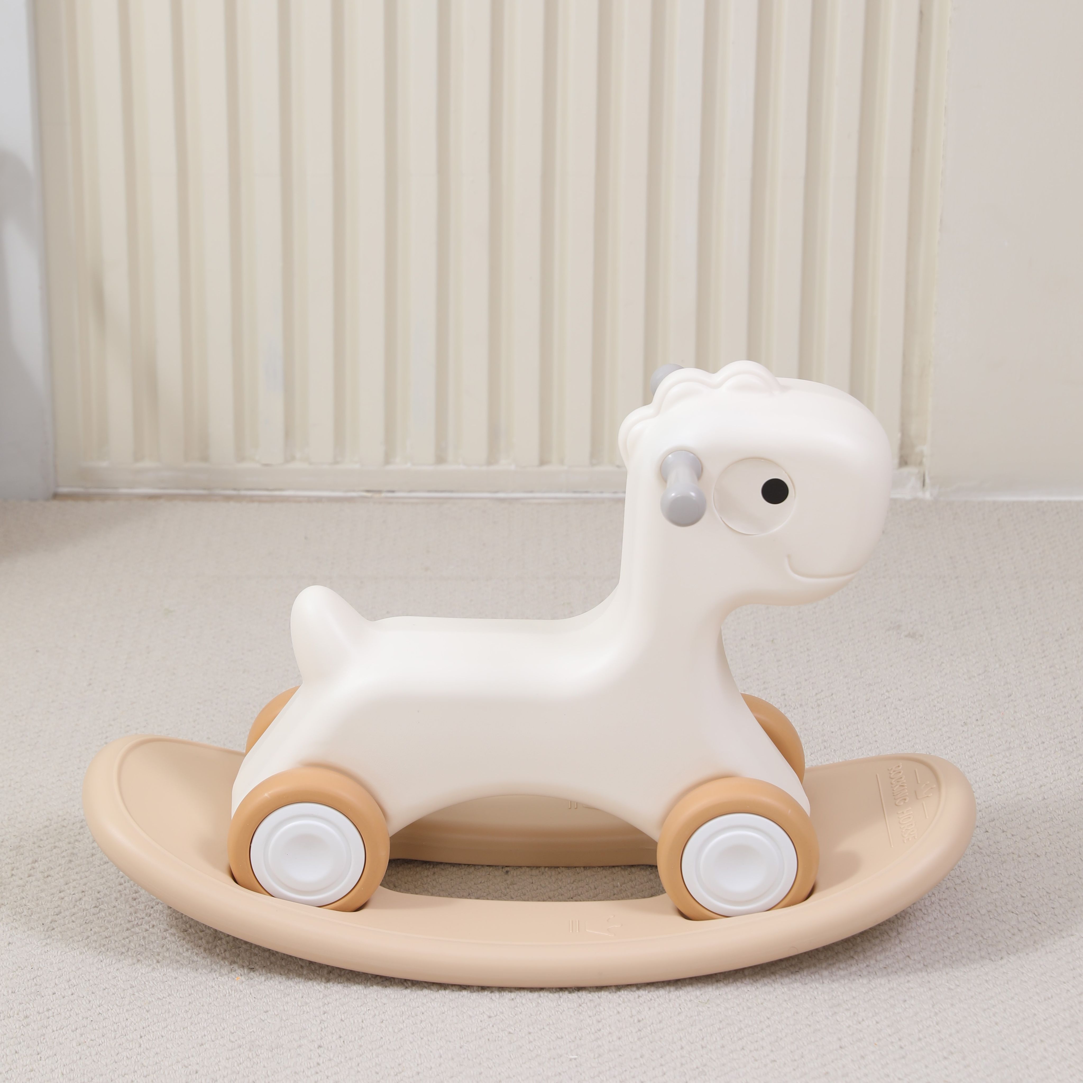 Лошадка-качалка-беговел UNIX Kids Camel до 50 кг игрушка для детей от 1 года - фото 12