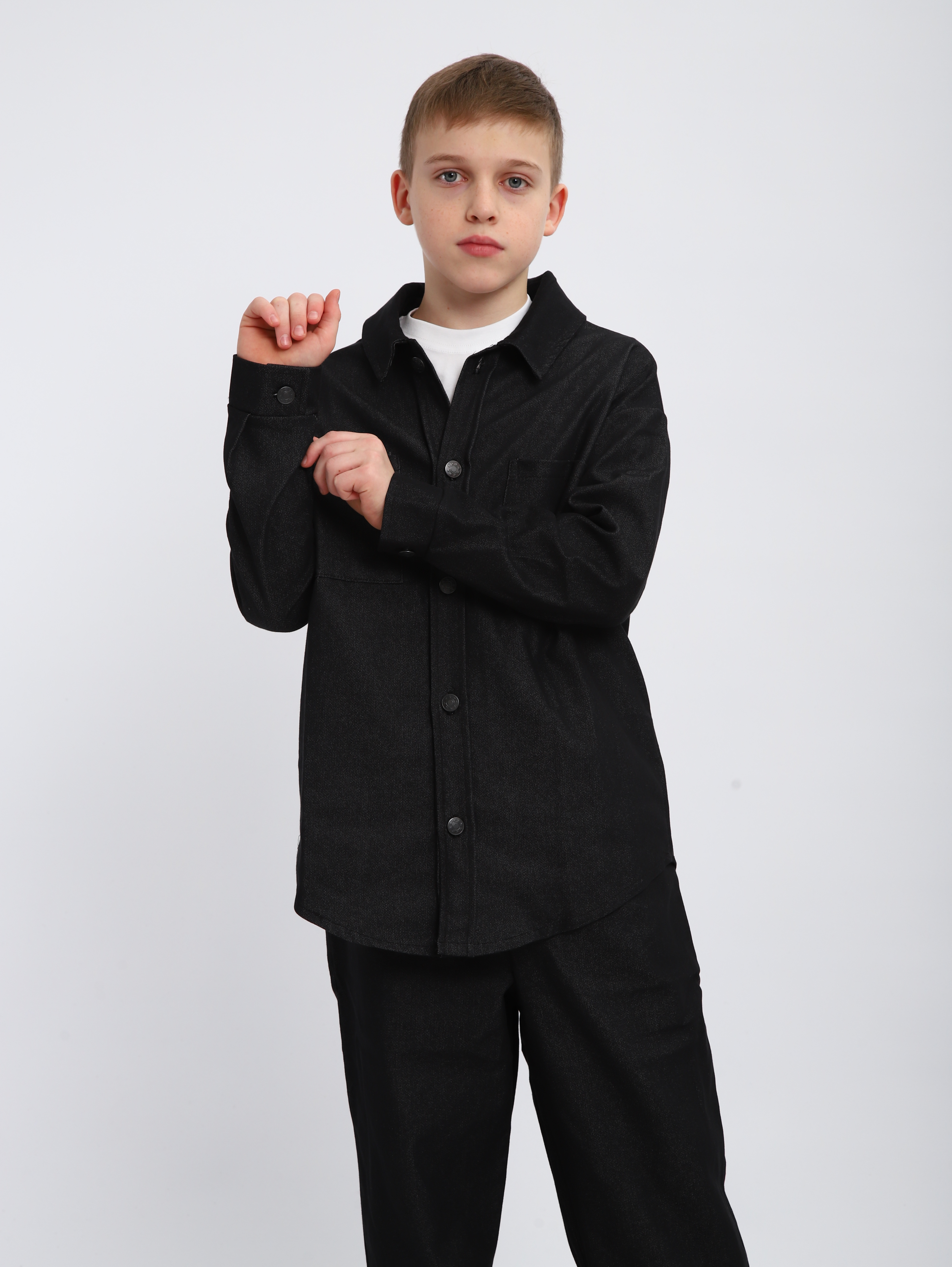 Костюм ЛАДОШКИ Комплект Деним черный - фото 18